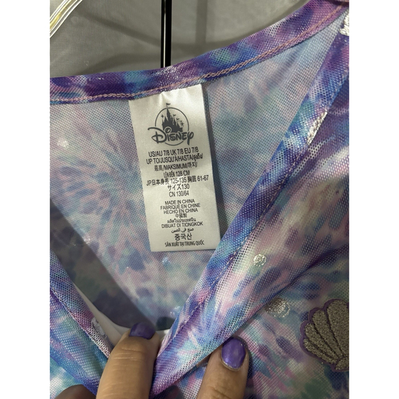 Girls Disney The Little Mermaid Ariel Woven Dress Size 7/8•NWT - Picture 9 of 10